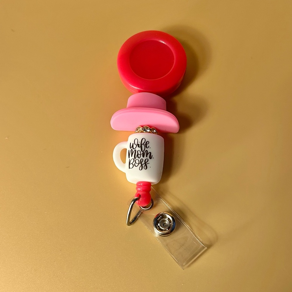 Cowboy Hat & Mug Badge Reel